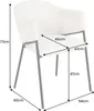 riess-ambiente Design Stuhl NOBLESSE braun Chenille Produktbild-Vorschau 6