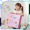 Set di colori e pennarelli per bambini, 208 pezzi, rosa Anteprima dell’immagine prodotto 7