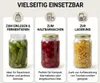 8x Einmachgläser 900 ml mit Schraubdeckel TO 82 – große Produktbild-Vorschau 5