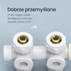 EMKE Złącze Zawór z termostatem do grzejnikowej suszarki do Podgląd zdjęcia produktu 6