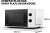 Microonde Toshiba MW2-MM20PF MW2MM20PF bianco nero Anteprima dell’immagine prodotto 2