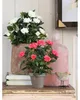 Mica Decorations Sztuczny krzew róży w doniczce Stan - H33 Podgląd zdjęcia produktu 6