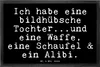 Mr. & Mrs. Panda Fußabtreter Ich habe eine bildhübsche... Produktbild-Vorschau 1
