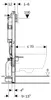 Geberit Duofix, élément pour WC suspendu, 112cm, avec Anteprima dell’immagine prodotto 4