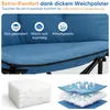 Sekey 2er Set Klappstuhl Gepolstert Camping Klappsessel XXL Produktbild-Vorschau 4
