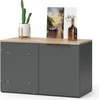 Eckkommode Vicco Wido Anthrazit 80 x 50 cm Eck Kommode mit Produktbild-Vorschau 7