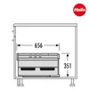 Hailo Rondo 3645121 kosz narożny na śmieci 2x18 litrów Podgląd zdjęcia produktu 7