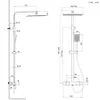 Duschsystem mit Thermostat Duscharmatur Regendusche Produktbild-Vorschau 9