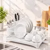 Égouttoir à vaisselle Relaxdays, avec panier à couverts, Voir les images du produit 7