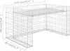 vidaXL Rasenmäher-Garage mit Hochbeet 110x80x60 cm Produktbild-Vorschau 2