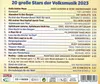 20 Große Stars Der Volksmusik 2023 - CD Produktbild-Vorschau 2