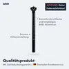 AARON Post Sattelstütze Ø 30,9 mm 350 mm Schwarz Aluminium Produktbild-Vorschau 2