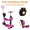 5-in-1 Kinder Roller Scooter mit Abnehmbarer Produktbild-Vorschau 4