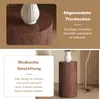 Runder Beistelltisch 30 cm, Walnuss-Optik, MDF, Produktbild-Vorschau 4