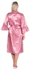 Damen 2 Teiler Kimono Negligé Nachtmantel Satinrobe mit Produktbild-Vorschau 5