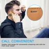 Kožené pouzdro pro iPhone 15, s funkcí stojánku a držákem Náhled obrázku produktu 7