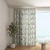 Dekoria Vorhang mit Kräuselband, blau-beige, 130 x 100 cm Produktbild-Vorschau 1