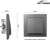 Dvoucestný přepínač McPower ''Flair'', 250 V/10 A, pod Náhled obrázku produktu 7