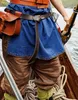 Wikinger Tunika Kurzarm Blau "Theobald" M Produktbild-Vorschau 5