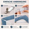 8 Stück Spannbettlaken Spannbetttuch-Spanner, Produktbild-Vorschau 3