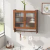 Sweiko 63CM porta di vetro Vintage doppia porta armadio a Anteprima dell’immagine prodotto 2
