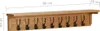 vidaXL Wandgarderobe 90x16x16 cm Massivholz Eiche Produktbild-Vorschau 6