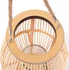 Deko  LATERNE "ZYA" |  Bambus | Natur Windlicht | Größe: 60 Produktbild-Vorschau 4
