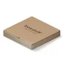 A closed cardboard box with a logo and text on top, set against a white background. Produktbild-Vorschau