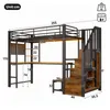 Letto a soppalco MODFU, 90 x 200 cm, in metallo, letto per Anteprima dell’immagine prodotto 7