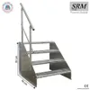 4 Stufen Standtreppe Modell 1 freistehend verzinkt Treppe Produktbild-Vorschau 2