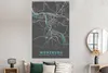 MuchoWow® Poster Blau - Deutschland - Karte - Stadtplan - Produktbild-Vorschau 4
