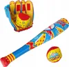 Set da baseball, guanto, due palle, mazza da baseball per Anteprima dell’immagine prodotto 2