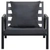 4-tlg. Outdoor-Lounge-Set mit Kissen Aluminium Dunkelgrau Produktbild-Vorschau 9