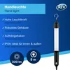 REV Handlampe - 5m Kabel, 7W, 320 Lumen, IP54, schwarz Produktbild-Vorschau 2