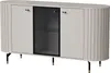 Selsey Zante - Sideboard 3-türig Glastür, graubeige, 150 cm Produktbild-Vorschau 1