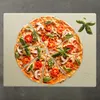 Relaxdays Pizzastein Set, 1,5 cm Stärke, mit Metallhalter & Produktbild-Vorschau 3