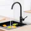 Küchenarmatur Edelstahl Schwarz 360° Drehbar, Wasserhahn Produktbild-Vorschau 2