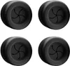 Set di 4 portasciugamani in acciaio inox, nero opaco, Anteprima dell’immagine prodotto 9