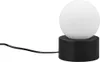 A black base with a white spherical light bulb on top, connected to a black cord. Náhľad obrázku produktu