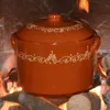 9 L dekorowany garnek do gotowania z terakoty - D 25.5 cm Podgląd zdjęcia produktu 5