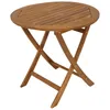DEGAMO Gartentisch Holztisch Bistrotisch Tisch 75cm rund Produktbild-Vorschau 1