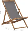 vidaXL Krzesło plażowe składane z litego drewna tekowego Podgląd zdjęcia produktu 14