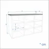KOMTO Schuhbank mit Sitzfläche - Schuhregal Schuhschrank Produktbild-Vorschau 3