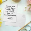 Mr. & Mrs. Panda Postkarte Spruch 10. Hochzeitstag Produktbild-Vorschau 3