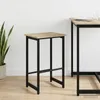 vidaXL Barhocker Sonoma-Eiche 40 x 32 x 74 cm Holzwerkstoff Produktbild-Vorschau 2