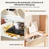 Collage showing a steam cleaner being used to clean a stovetop and a drawer. Anteprima dell’immagine prodotto