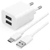 Doppel Schnellladegerät mit Kabel – 2x USB-A Ports Produktbild-Vorschau 1