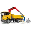 bruder ScaniaSuper 560R Baustellen-LKW Kran und 2 Paletten Produktbild-Vorschau 12