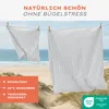 Blumtal Premium Seersucker Bettwäsche 200x200 + 2x 80x80 cm Produktbild-Vorschau 4