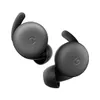 A pair of charcoal-colored Google Pixel Buds A-Series are shown against a white background. Produktbild-Vorschau